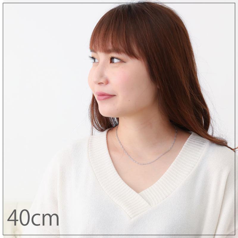 天然石ルビー★SUS316L製ステンレスチェーン付き★着色無し★男女兼用 SUS316 チェーン ネックレス 全36タイプ サージカルステンレス