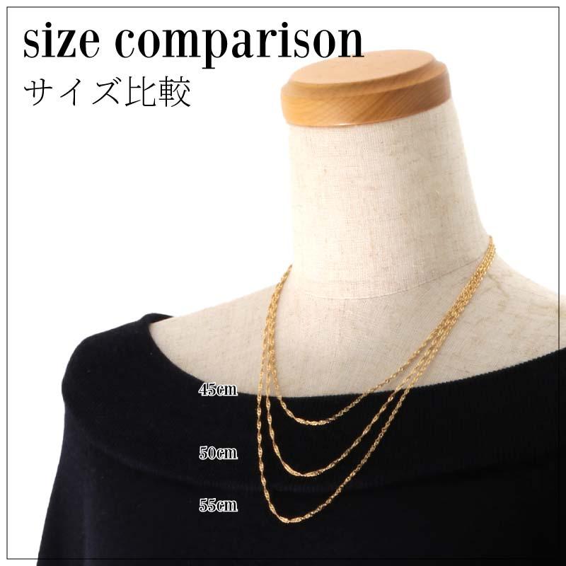 SUS316L チェーン ネックレス ボックス カラー サージカルステンレス