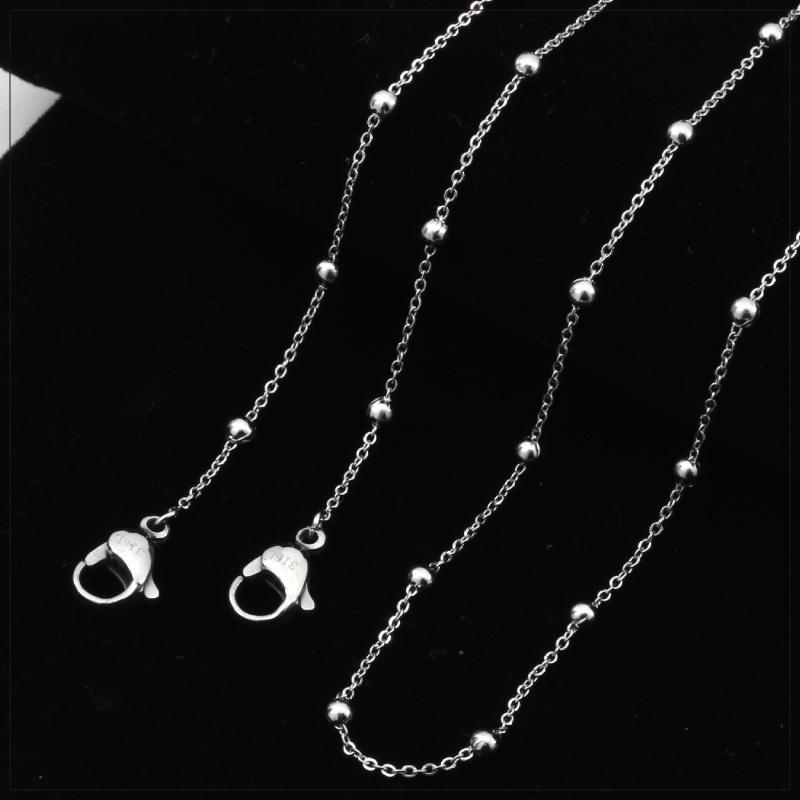 SUS316L マスクストラップ チェーン ボールステーションチェーン  