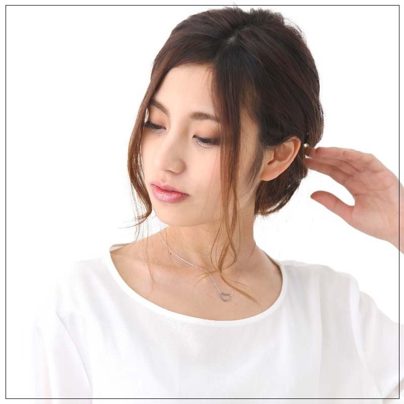 Doris Crystal silver925 スワロフスキー ジルコニア ネックレス