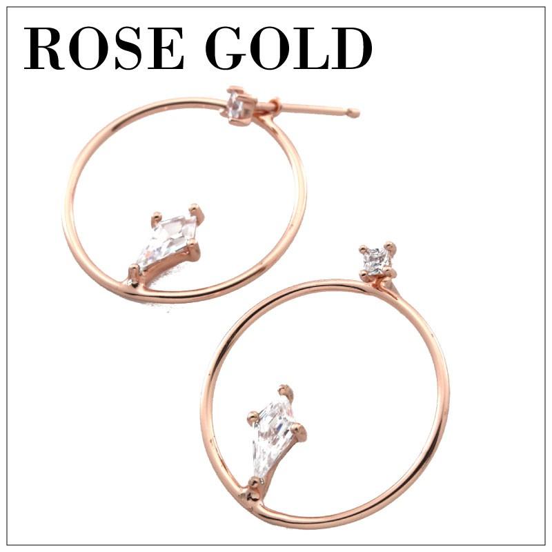 Silver925 ピアス Doris Crystal スワロフスキー 使用 シルバー