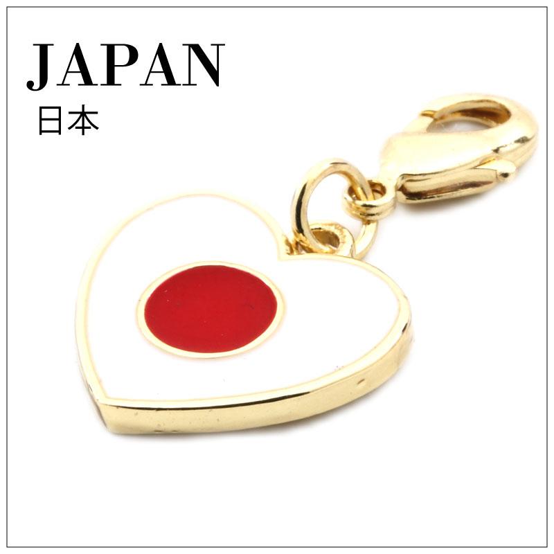 アクセサリー チャーム 国旗 フラッグ バッグチャーム イニシャル