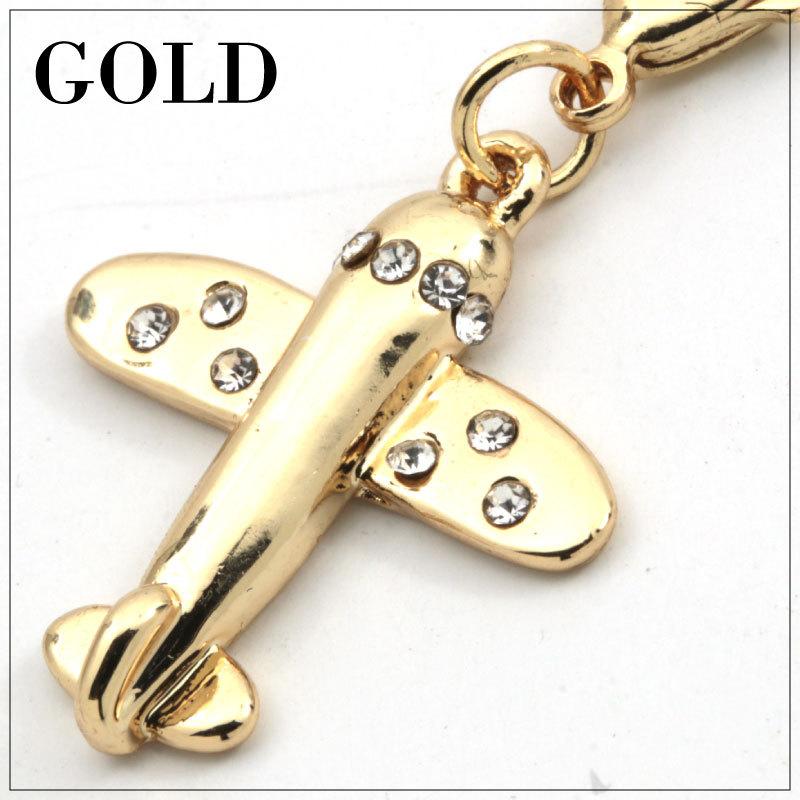 エアプレーン 飛行機 モチーフ チャーム バッグチャーム イニシャル