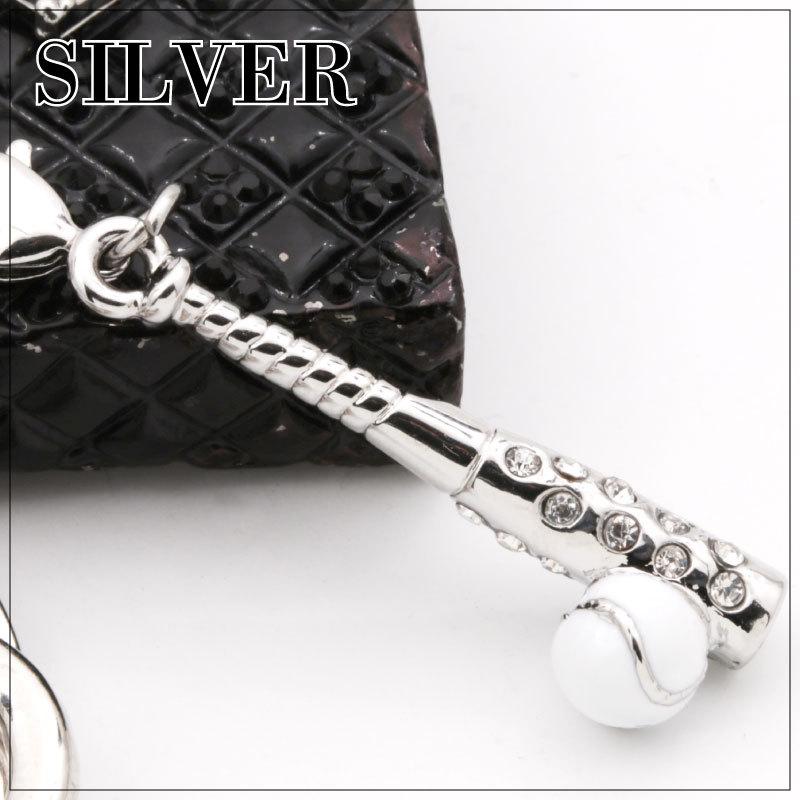 アクセサリー チャーム 野球 ベースボール 野球部 バット 18K