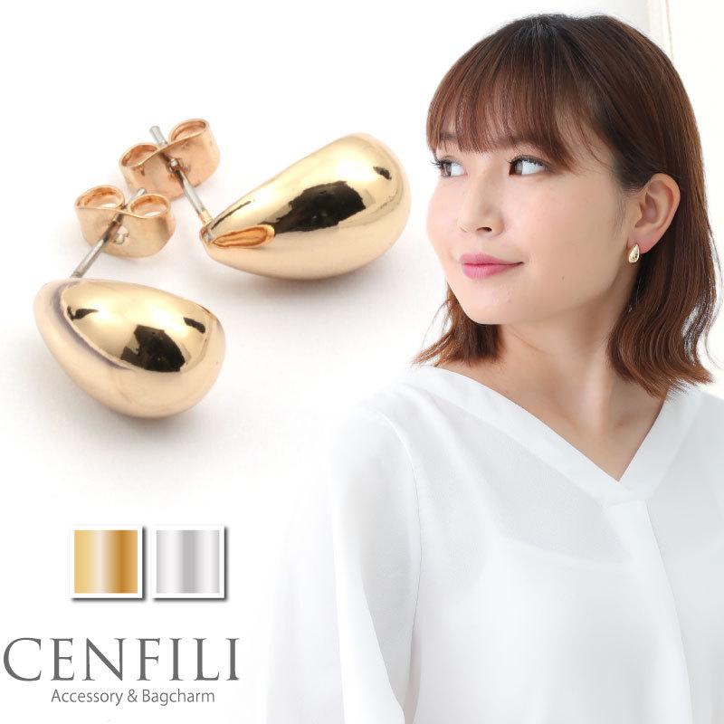 プレゼント付き ピアス ニッケルフリー ドロップ型ピアス ドロップ フック 18kコーティング フープピアス レディース 華奢 シンプル 金属アレルギー センフィル 通販 Yahoo ショッピング