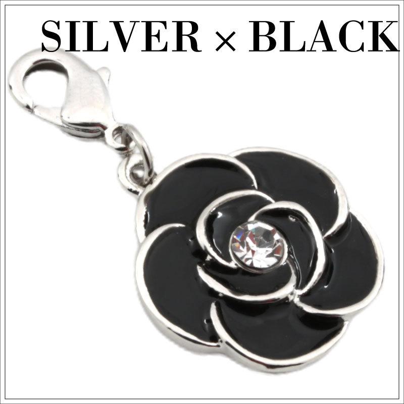 チャーム カメリア バックチャーム チェーン ピンク バッグチャーム