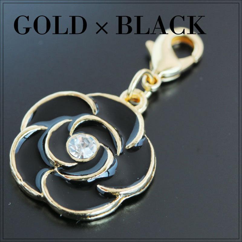 チャーム カメリア バックチャーム チェーン ピンク バッグチャーム