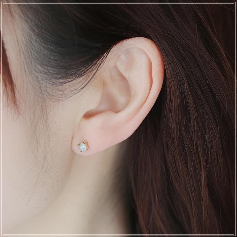 スワロフスキー エレメント 1粒 ピアス レディース ギフト パーティ