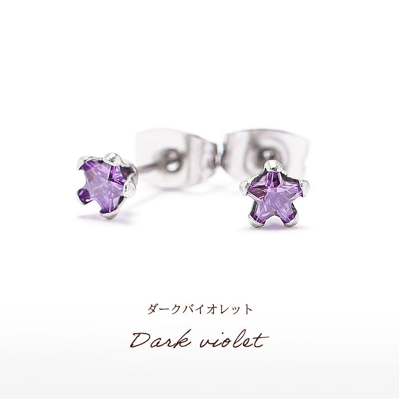 ピアス スター 2個売り 両耳用 医療用ステンレス ニッケルフリー ピアス スター 2個売り 両耳用 医療用ステンレス ニッケルフリー