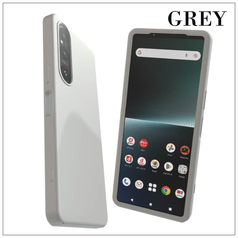 Sony Xperia 1 V SOG10 SO-51D パステルカラー シリコン クリア 耐衝撃