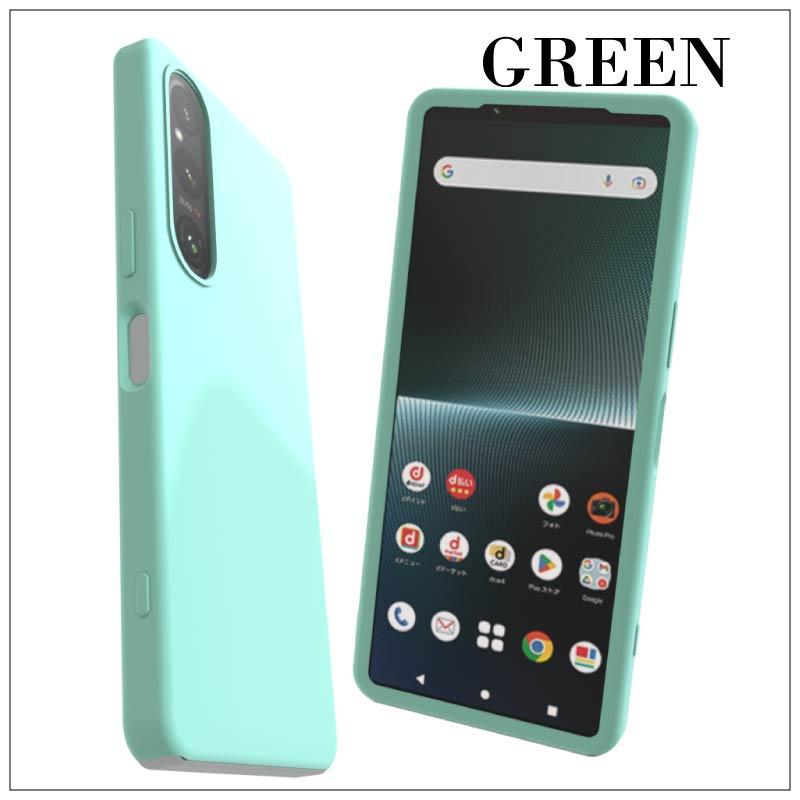 Sony Xperia 1 V SOG10 SO-51D パステルカラー シリコン クリア 耐衝撃