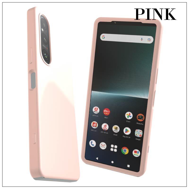 Sony Xperia 1 V SOG10 SO-51D パステルカラー シリコン クリア 耐衝撃