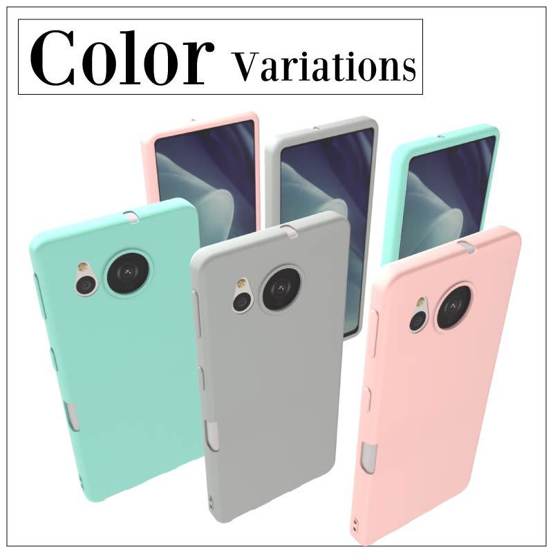 AQUOS sense7 SHG10 SH-53C センス7 パステルカラー シリコン クリア