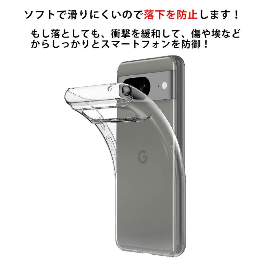 Google Pixel 8 docomo au softbank sim フリーソフトケース カバー