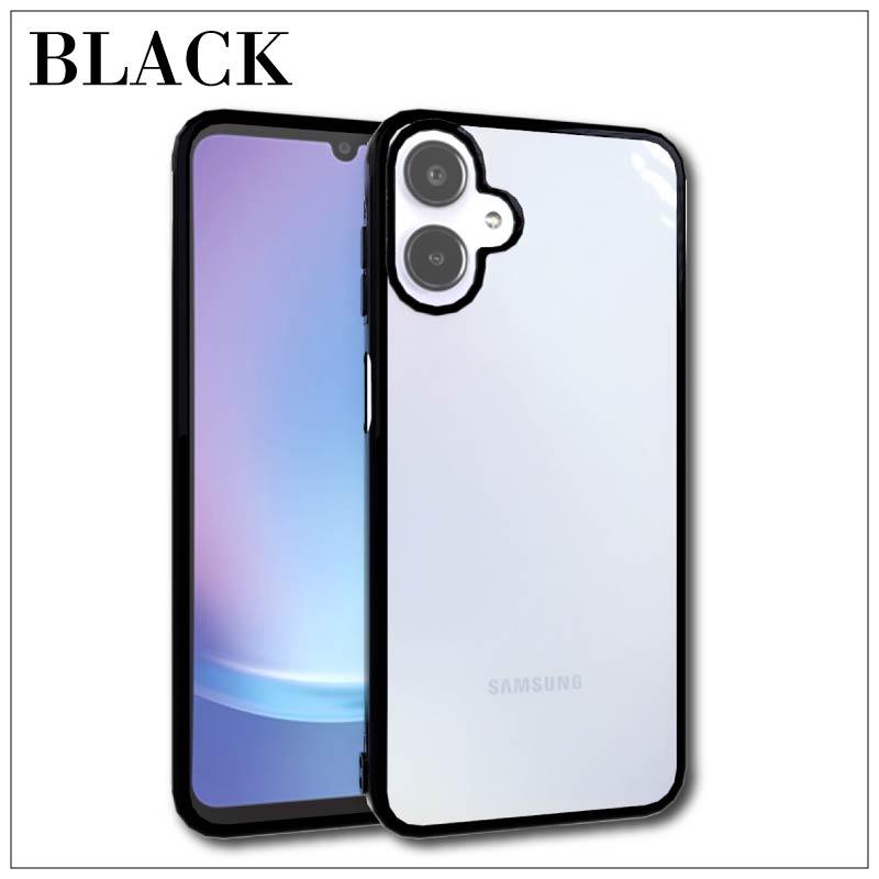 Galaxy A25 5G SC-53F サイドメッキ加工 TPU クリア 耐衝撃 衝撃吸収