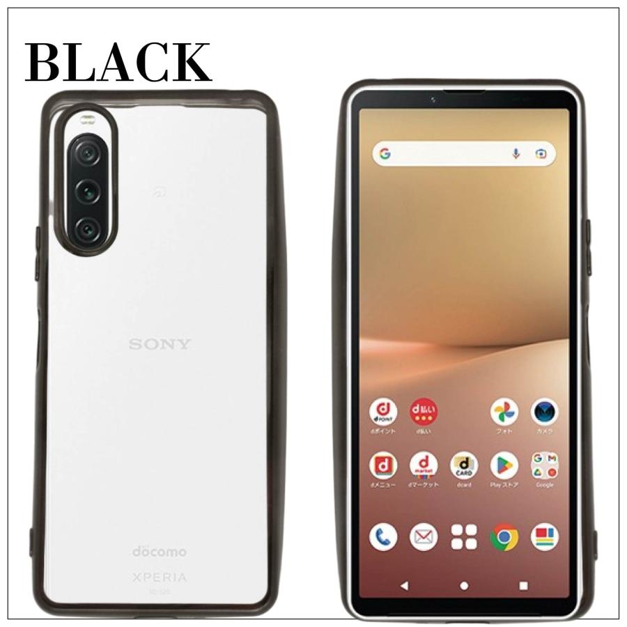 Xperia 10 V SO-52D SOG11 サイドメッキ加工 TPU クリア 耐衝撃 ケース