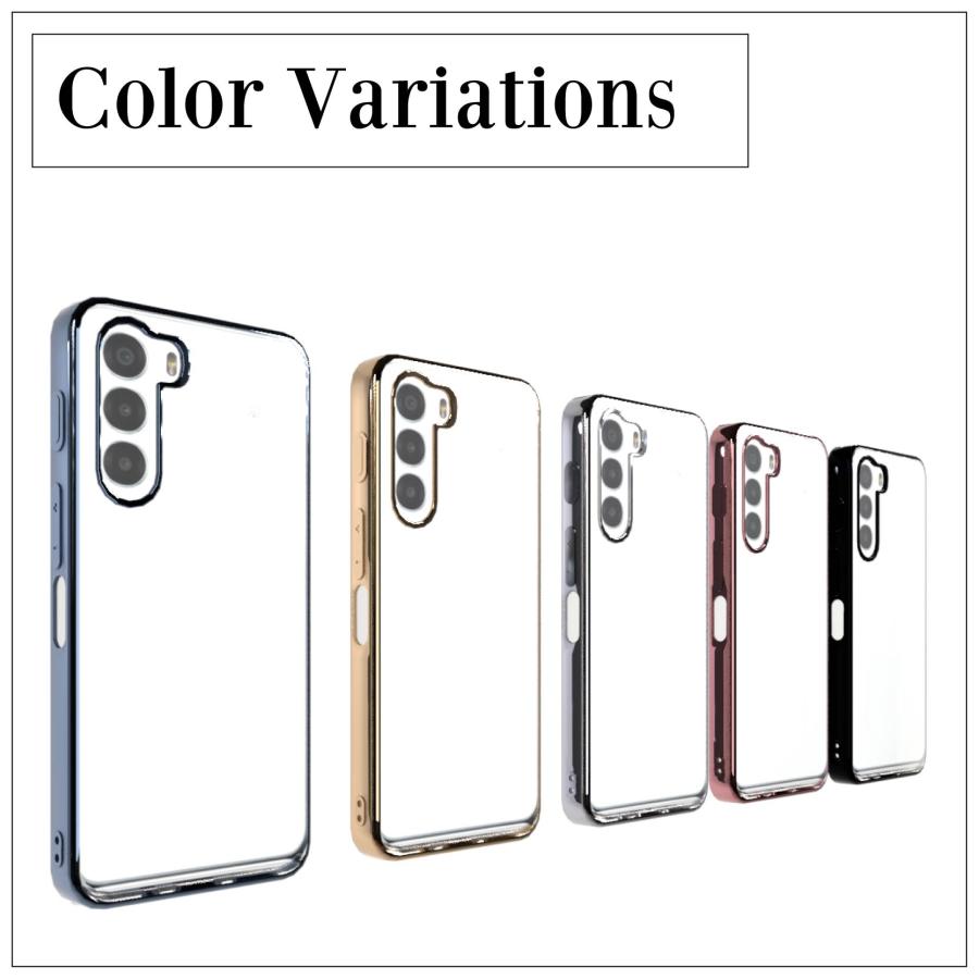 nubia S 5G A403ZT サイドメッキ加工 TPU クリア 耐衝撃 衝撃吸収