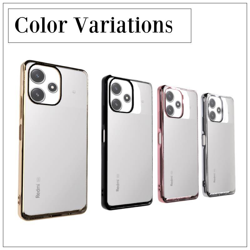 Redmi 12 5G XIG03(au) softbank SIMフリー サイドメッキ加工 TPU