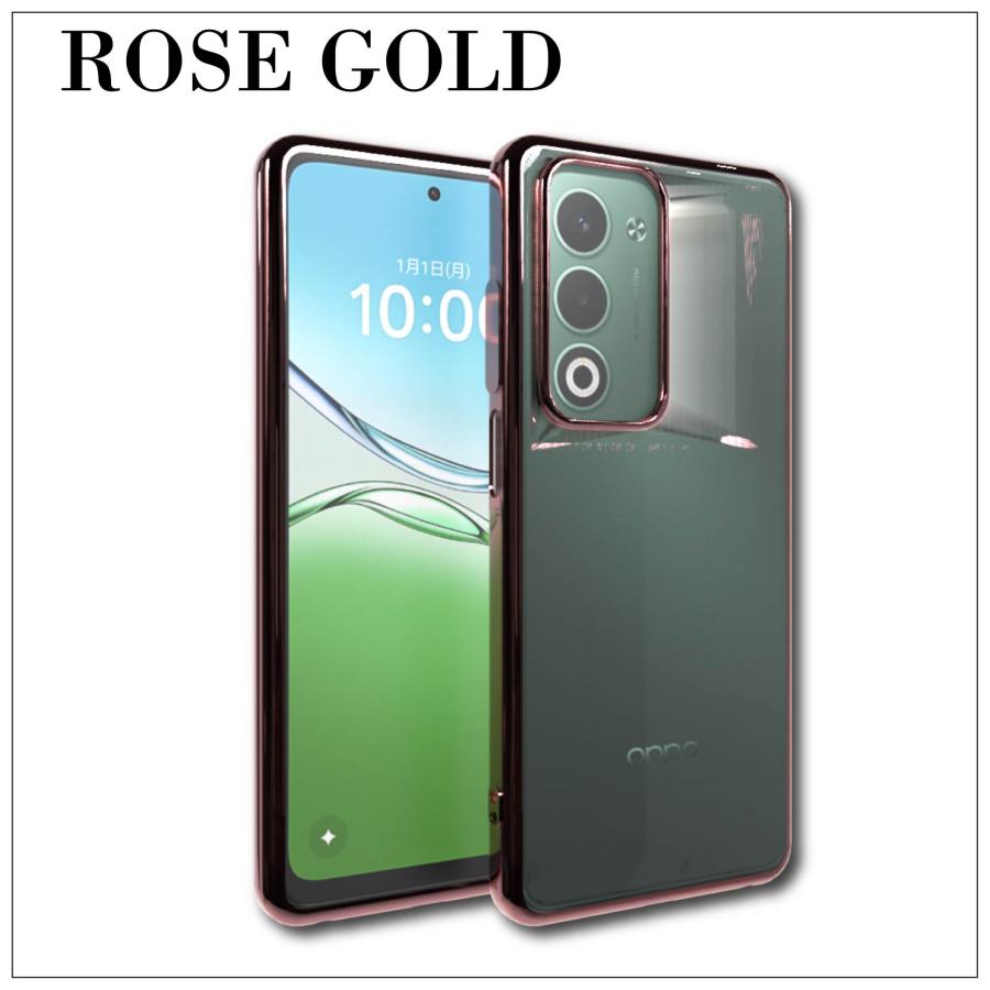 霞*様 【新品未使用】OPPO A5 5G 本体とケース OPPO A5 5G シンプル サイドメッキ加工 TPU クリア 耐衝撃 衝撃吸収
