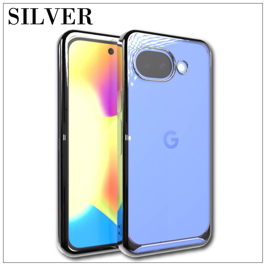 Google Pixel 10a シンプル サイドメッキ加工 TPU クリア 耐衝撃 衝撃