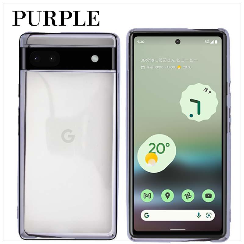 Pixel 6A Pixel6a サイドメッキ加工 TPU クリア 耐衝撃 衝撃吸収