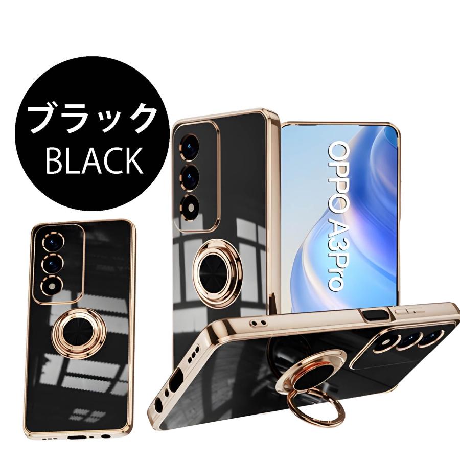 OPPO A3 5G ケース ソフトケース カバー スマホリング ストラップ