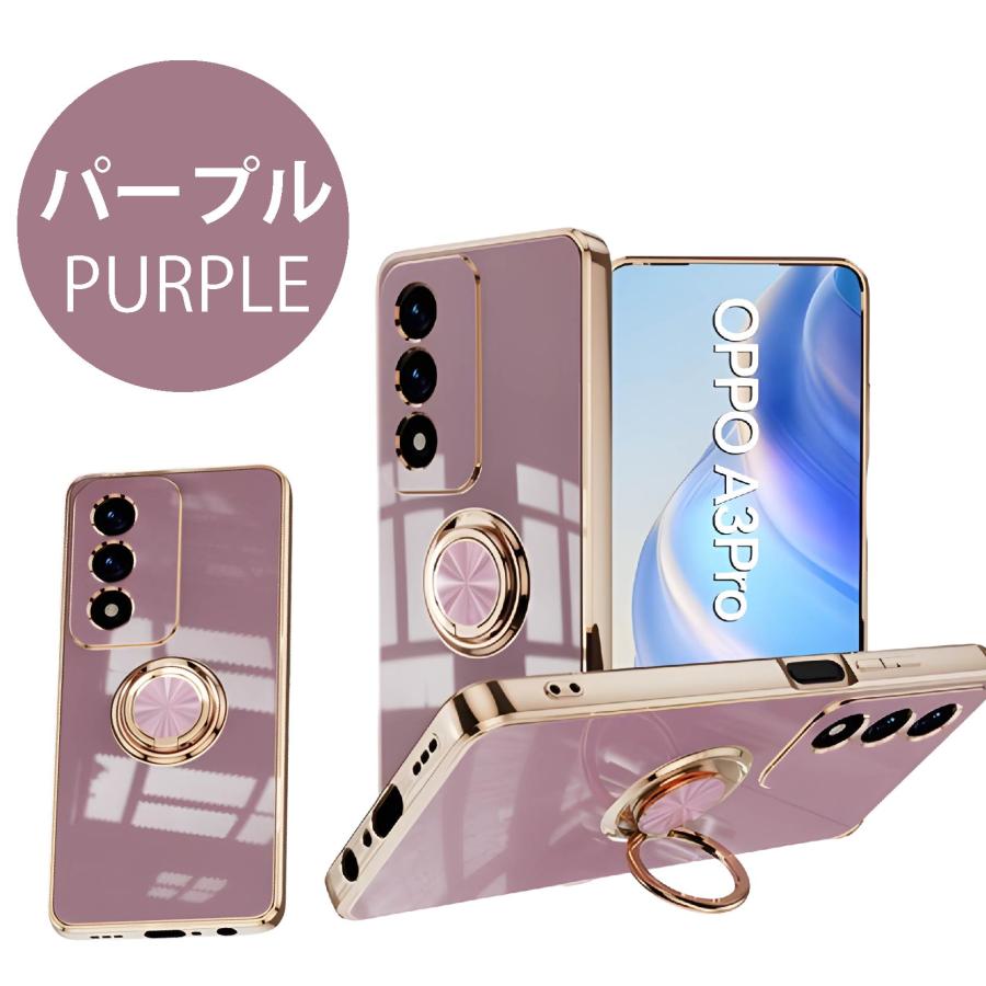 OPPO A3 5G ケース ソフトケース カバー スマホリング ストラップ