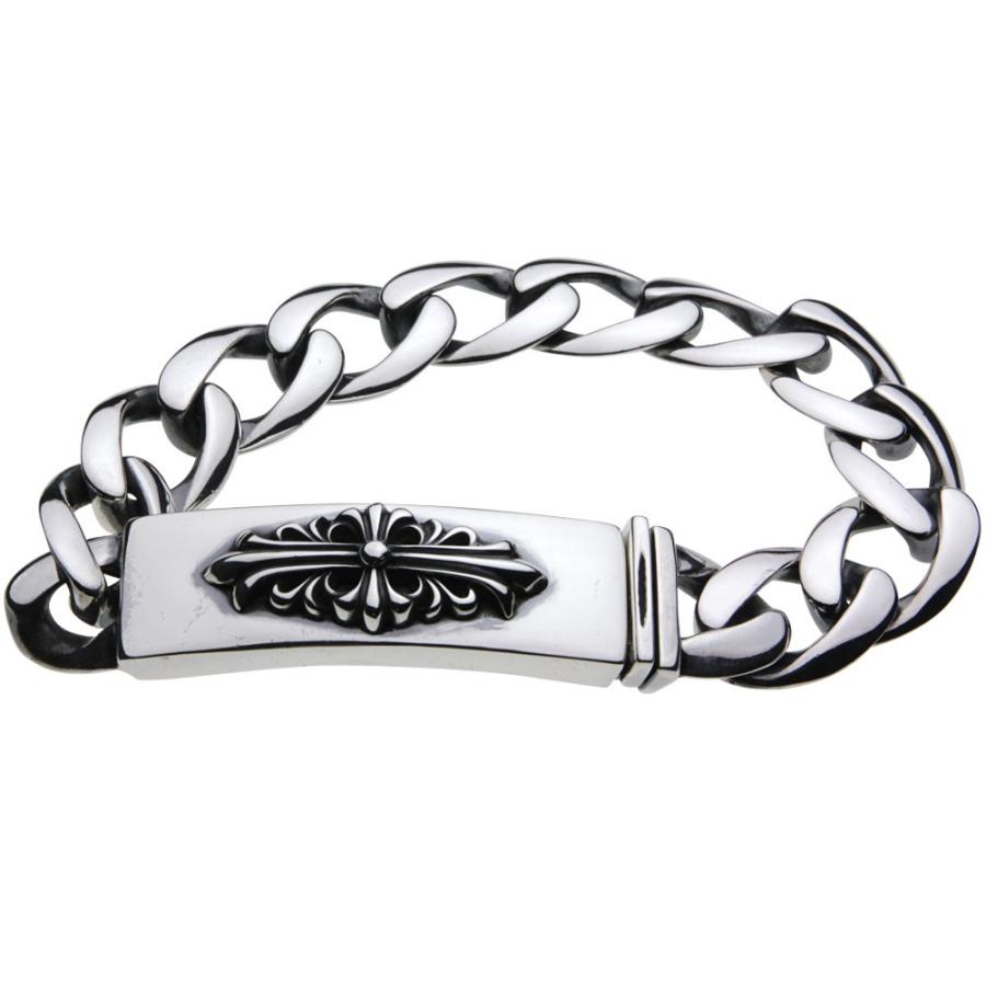 cenote シルバー アクセサリー フローラルクロスIDブレスレット