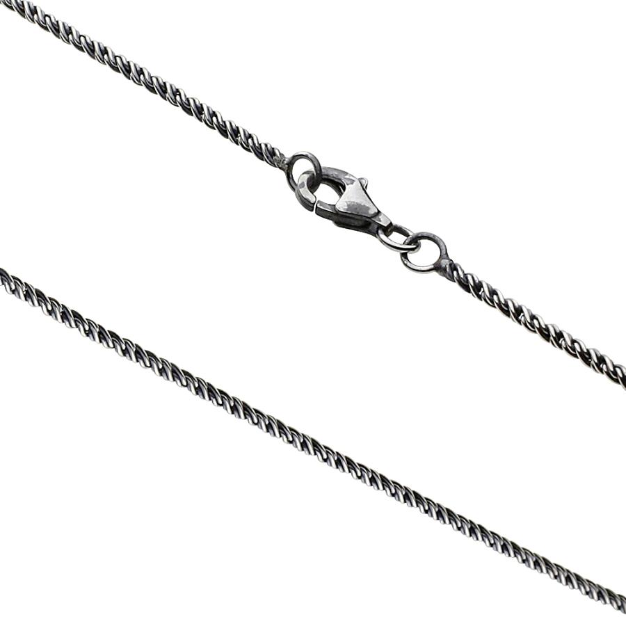cenote チェーン シルバー アクセサリー 幅1.5mm スパイラルシルバー