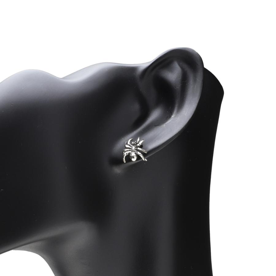cenote シルバーピアス メンズ スパイダー 蜘蛛 クモ 昆虫 毒 ユニーク