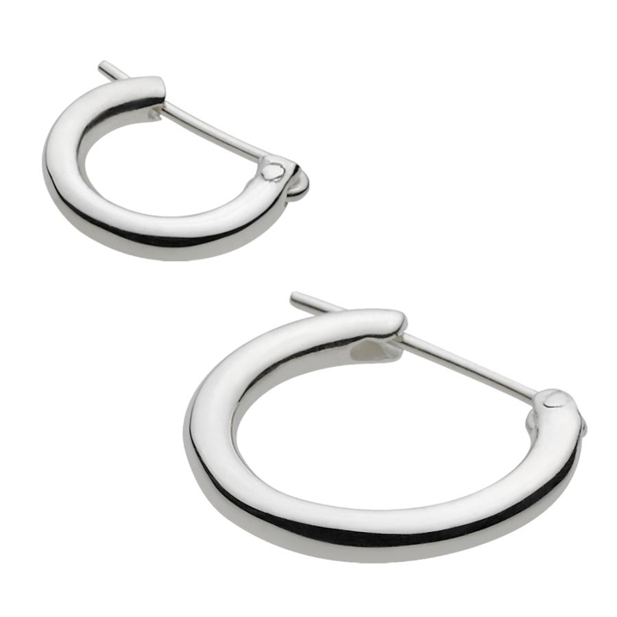 シルバーアクセサリー ピアス 指輪 cenote シルバーピアス メンズ シンプル ループピアス 半円 輪っか