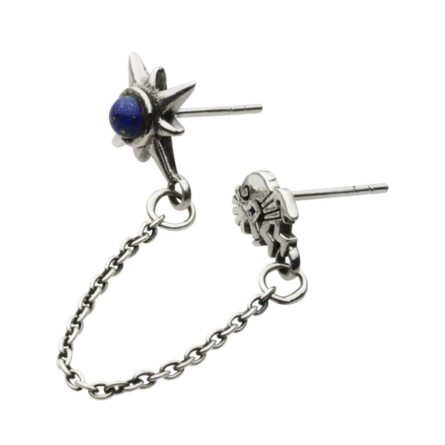 cenote ピアス シルバー アクセサリー サン ネイティブ ラピスラズリ 