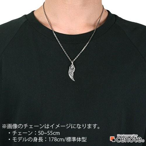 ジルコニア シルバーペンダント メンズ ネイティブ フェザー 羽根 唐草 翼 シルバー 925 シルバー925 シルバーアクセサリー p0387の画像