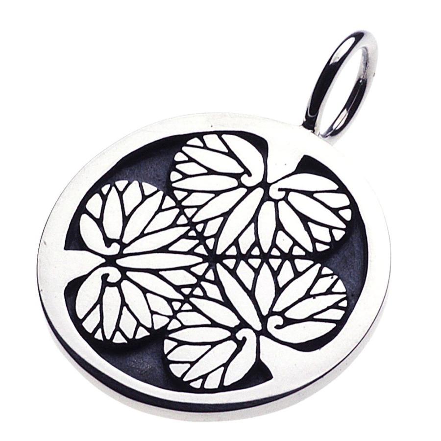 cenote シルバーペンダント メンズ 徳川家康 和柄 和風 家紋 三つ葉葵