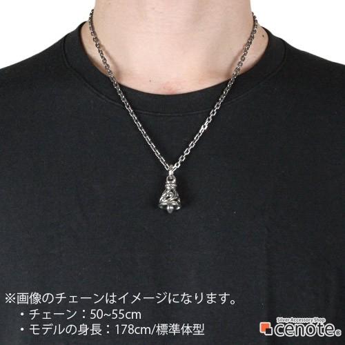 シルバーペンダント メンズ アラベスク ガーディアン ベル スイング 鐘 音色 お守り 唐草 シルバー925 シルバーアクセサリー p0582の画像