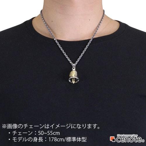 シルバーペンダント メンズ ルート66 バイカーズベル 鈴 鐘 標識 ガーディアンベル バイク シルバー925 シルバーアクセサリー p0600の画像