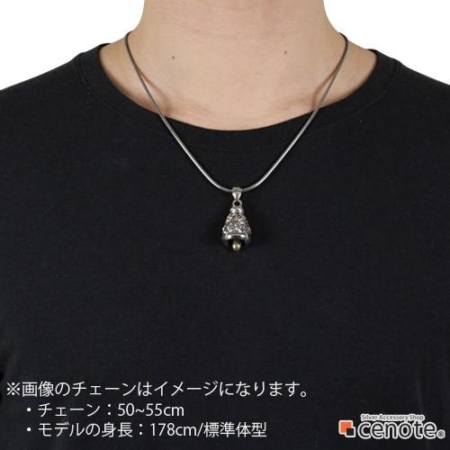 シルバーペンダント メンズ 九尾の狐 紅葉 ベル 鐘 和風 日本画 紅葉 もみじ 和柄 流水文 シルバー925 シルバーアクセサリー p0637の画像