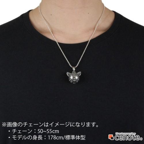 シルバーペンダント メンズ バリ島 ねこ ガムランボール 猫 肉球 音が鳴る 楽器 ベル 鈴 シルバー925 シルバーアクセサリー p0656の画像
