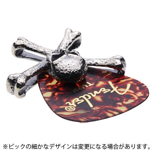 海賊 スカル ギターピック トランプ ネックレス ペンダント 925