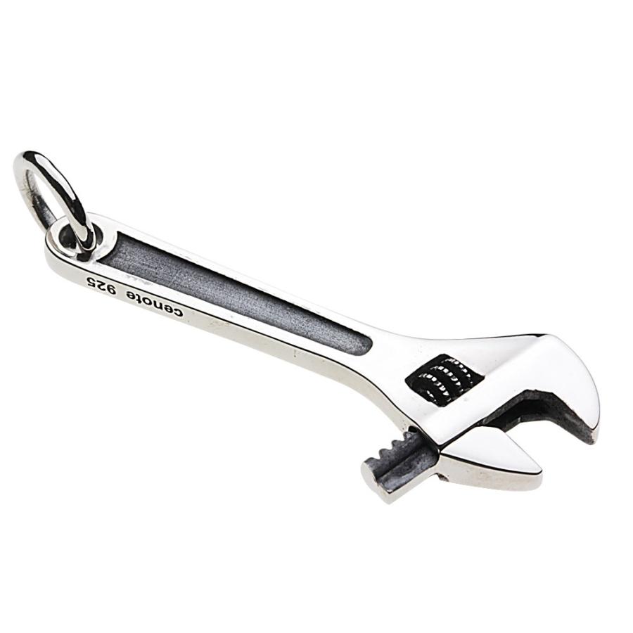 cenote シルバーペンダント メンズ モンキーレンチ 工具 車 バイク