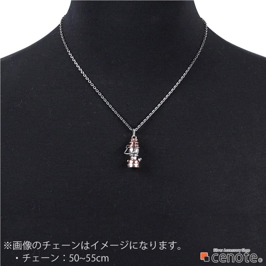 シルバーペンダント メンズ ランタン ランプ アンティーク キャンプ リアル ミニチュア BBQ シルバー925 シルバーアクセサリー p0683の画像