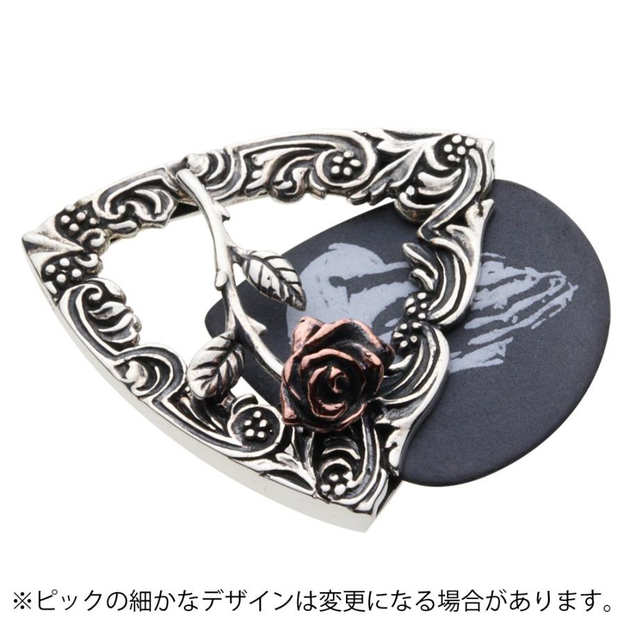 cenote シルバーペンダント メンズ ローズ ピックケース バラ 薔薇 花