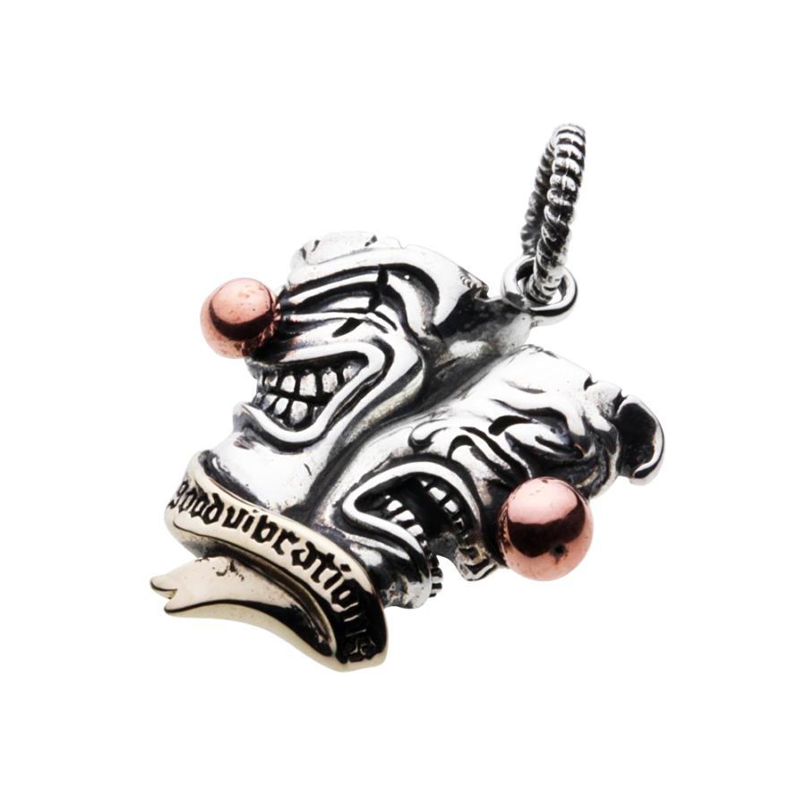 cenote シルバーペンダント メンズ トゥーフェイスクラウン ジョーカー