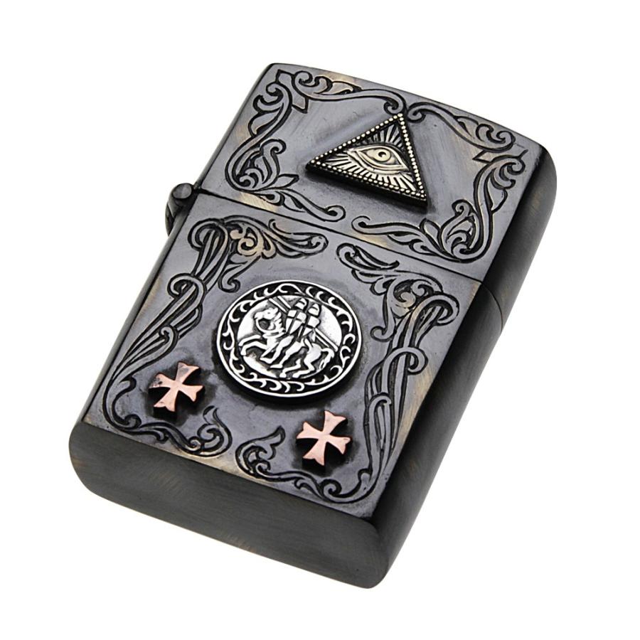 最新情報 ブラスアクセサリー テンプル騎士団オイルライター Cenote S0044 国際ブランド Esiba Tg