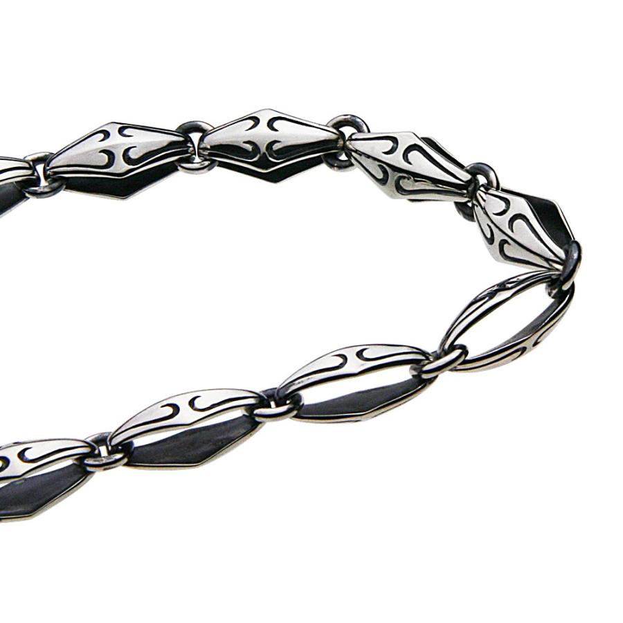 シルバー アクセサリー 唐草シールドウォレットチェーン シルバー ウォレットチェーン シールド アクセサリー メンズ s0111の画像