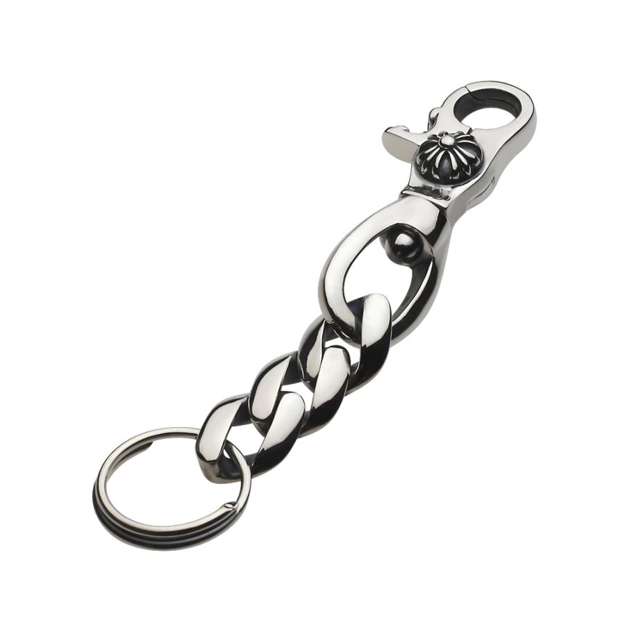 cenote シルバー アクセサリー クロス キーチェーン キーリング付き