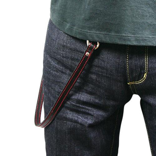 cenote レザーアクセサリー タンレザーウォレットコード ブラック