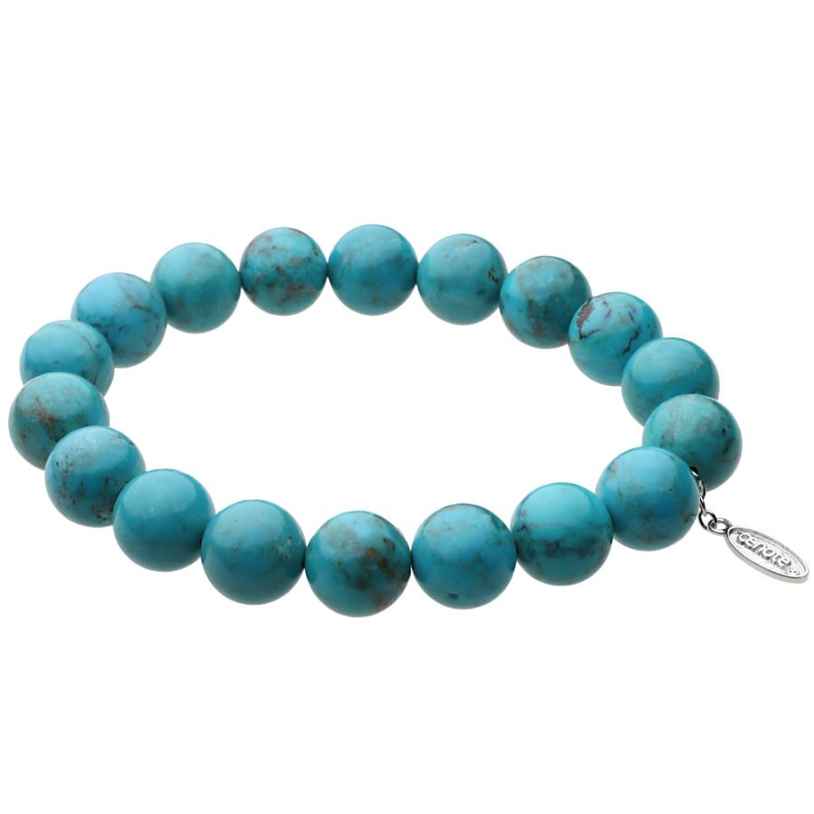 ターコイズ 約10mm ブレスレット cenote ターコイズ 10mm パワーストーン ブレスレット メンズ トルコ石