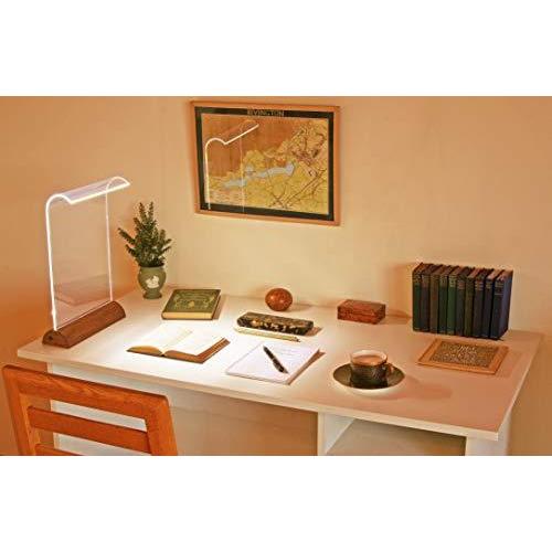 【タイムセール】 Glowide Wood LED デスクライト GW1000N-W (ナチュラルウッド・ウォールナット) 【WSO5957669715】(20876円)