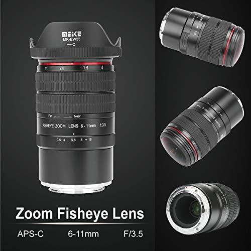 Meike MK611F35EFM Meike 6-11mm/F3.5 フィッシュアイレンズ MF キヤノンEF-Mマウント Meike